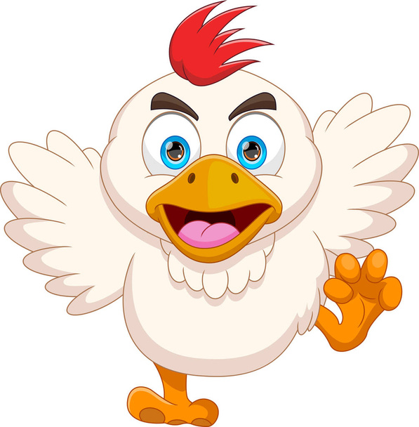 enojado lindo polluelos dibujos animados - Vector, Imagen