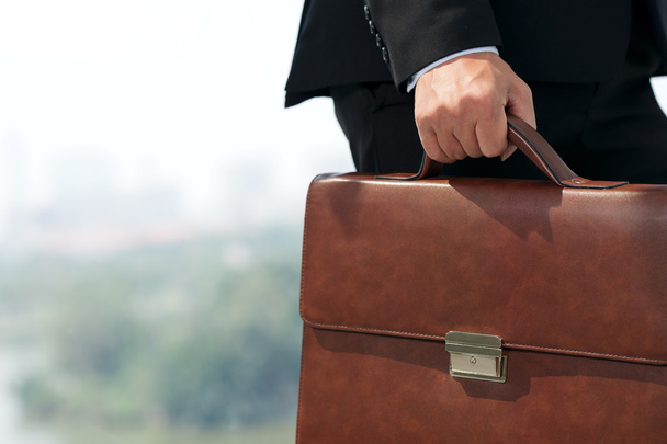 Businessman with briefcase - Fotoğraf, Görsel