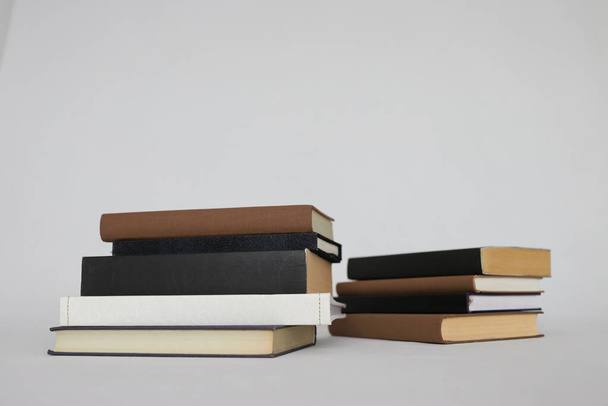 stack of books on white background - Photo, Image