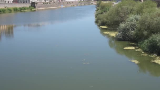 folyó és város bilbao, Spanyolország - Felvétel, videó