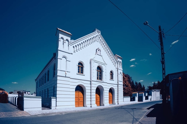 Zsidó zsinagóga Buk, Lengyelország, az egyik legjobb megőrzött zsinagóga Wielkopolska régióban. - Fotó, kép