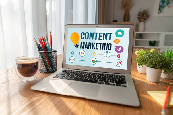 Content marketing pro modish on-line podnikání a e-commerce marketingové strategie - Fotografie, Obrázek