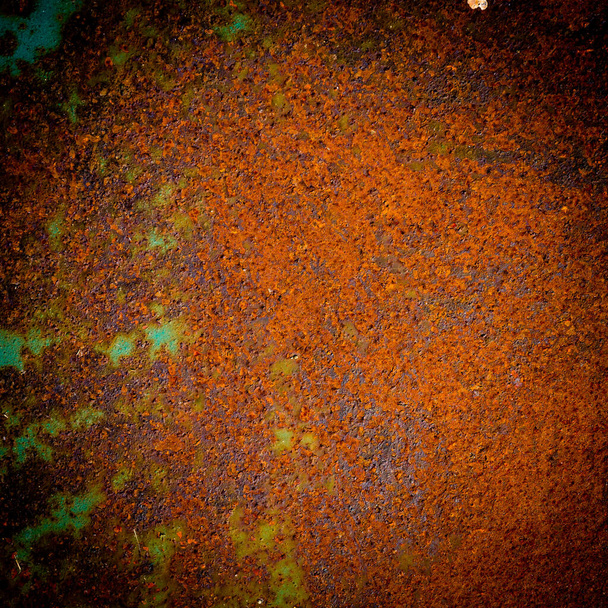 Rust texture as a metal plate background - Photo, image