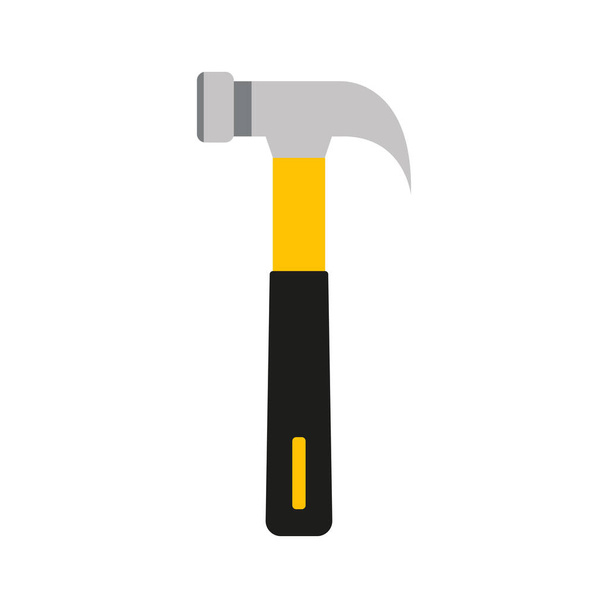 hammer icon on white background - Vector, Image