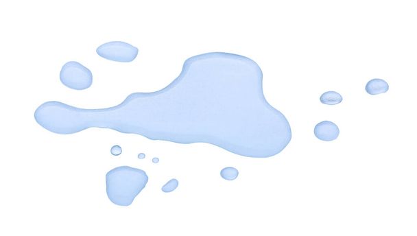 Puddle of pure water on white background - Foto, Imagem