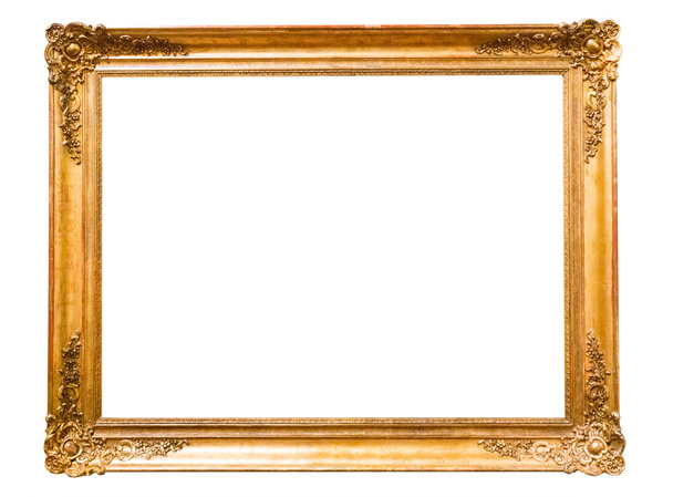 порожня старовинна золота рамка зображення
 - Фото, зображення