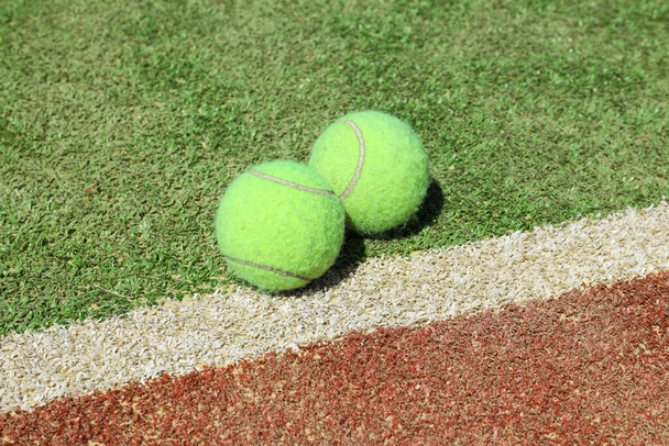 Spor ve spor yaşam tarzı kavramı - tenis - Fotoğraf, Görsel