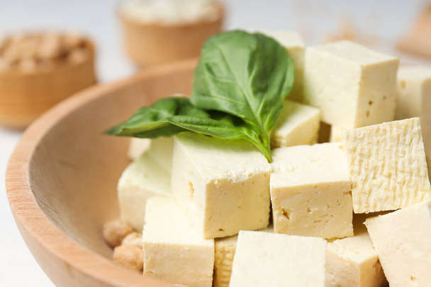 Traditional component of Asian cuisine - Tofu, bean curd - Foto, afbeelding