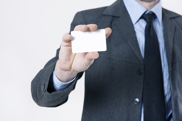Hand holding business card - Foto, imagen