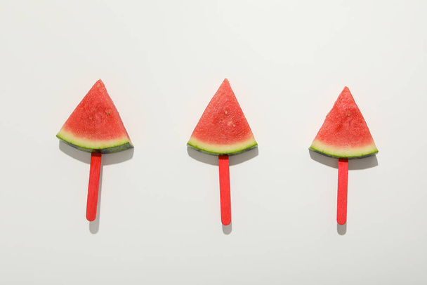 Concept of fresh and juicy food - Watermelon - Foto, Imagen