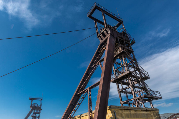 Karbonový důl Serbariu Muzeum uhelných studní - Fotografie, Obrázek