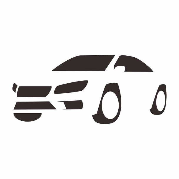 Sport car icon logo. Vector image - Vector, Image