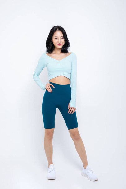 healthy beauty concept photo of korean asian beautiful woman smiling - 写真・画像