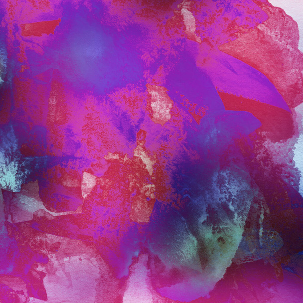 abstract watercolor design wash aqua painted texture close up. - Foto, Bild