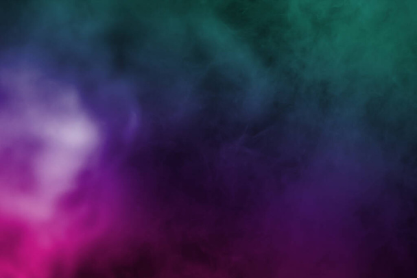 Unschärfe Regenbogen abstrakte Textur Rauch Hintergrund. Rauch Farbe Licht. - Foto, Bild