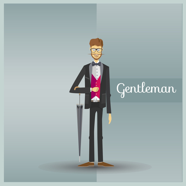 Gentleman - Wektor, obraz