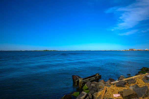 Näkymät Rockaway Inlet, alkaen Rockaway Queens, NY - Valokuva, kuva