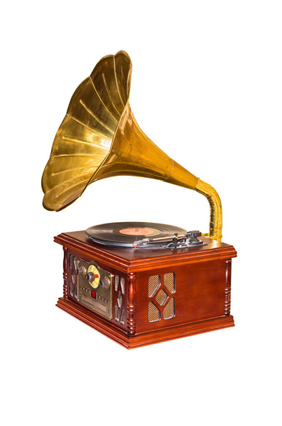 Retro-Grammophon - Foto, Bild