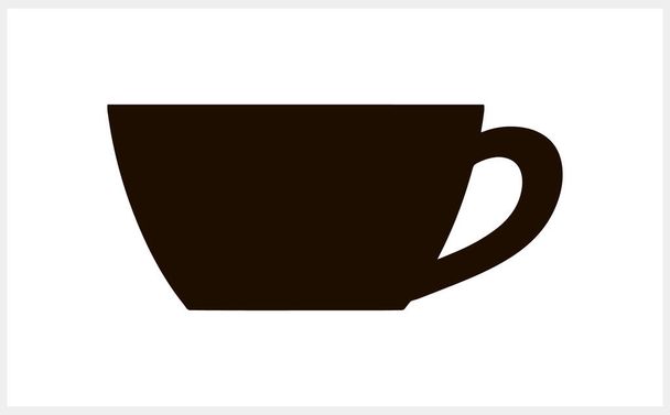 Coffee cup icon. Hot food drink symbol. Doodle tea clipart. Vector stock illustration EPS 10 - Vektor, Bild