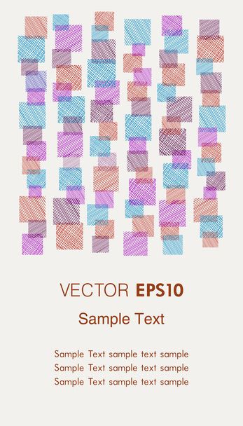 Colorful geometric background - Vector, afbeelding