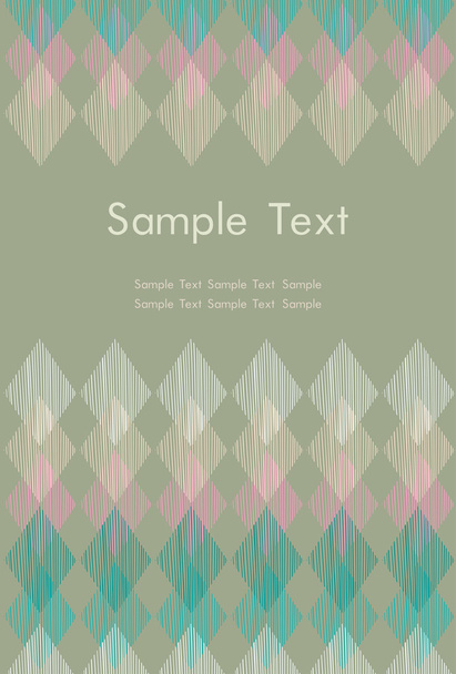 Template for design with place for text - Vector, Imagen