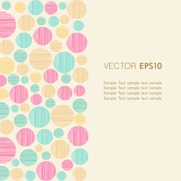 Sunny colorful template - Vector, Imagen