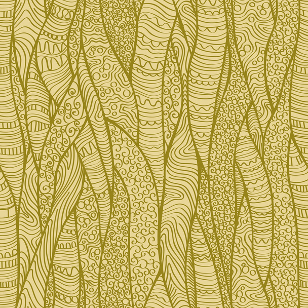 ornamentales nahtloses Flechtmuster in beige - Vektor, Bild