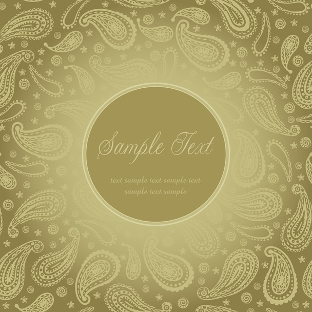 Ethnic indian design template - Vector, Image