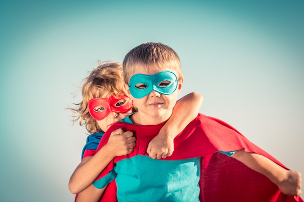 Superhero kids - Foto, Imagem