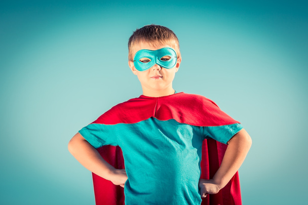 Süper kahraman Çocuk - Fotoğraf, Görsel