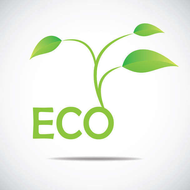 Ecology icon - Vektor, kép