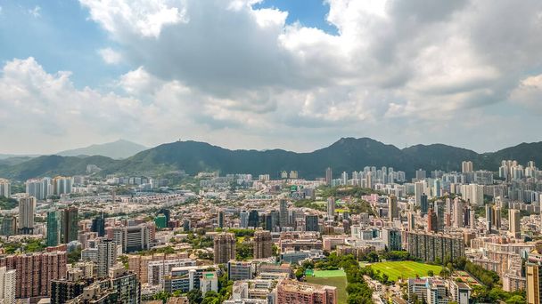 een prestigieuze en luxe woonwijk in Hong Kong - Foto, afbeelding