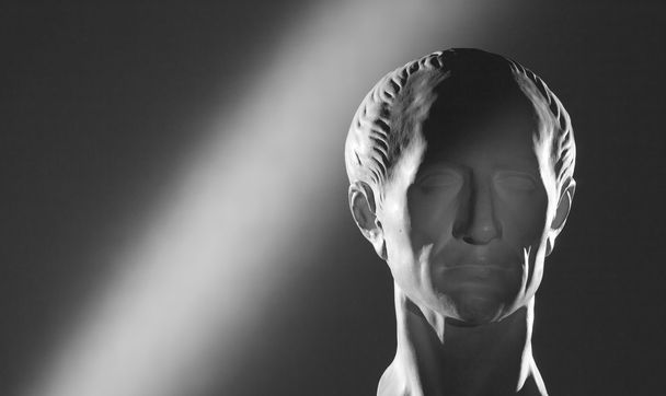 Gypsum head of Caesar - Photo, Image