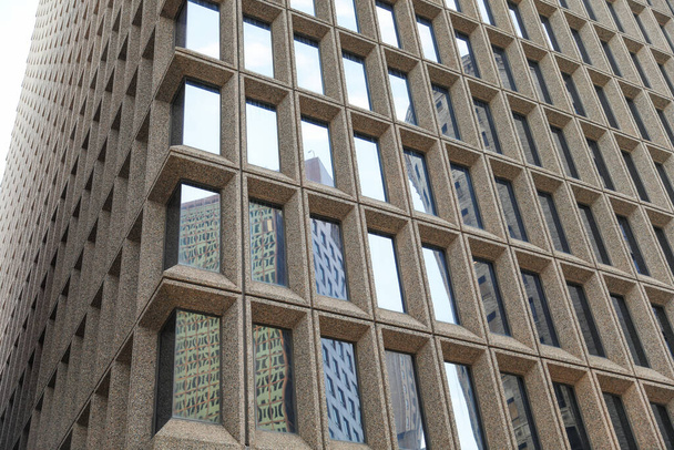 view of modern office buildings in downtown manhattan - Foto, Bild