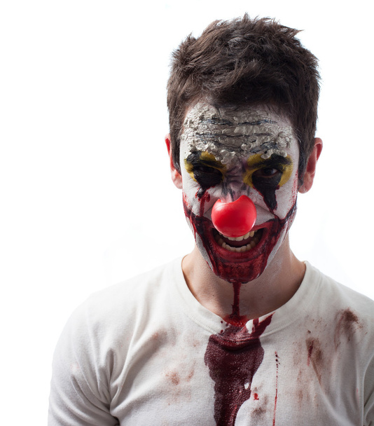 Портрет злого клоуна
 - Фото, изображение