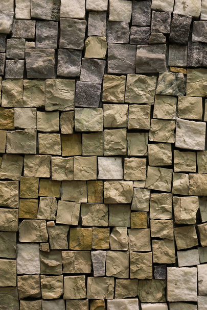 Material de fundo foto close-up na parede de mosaico - Foto, Imagem