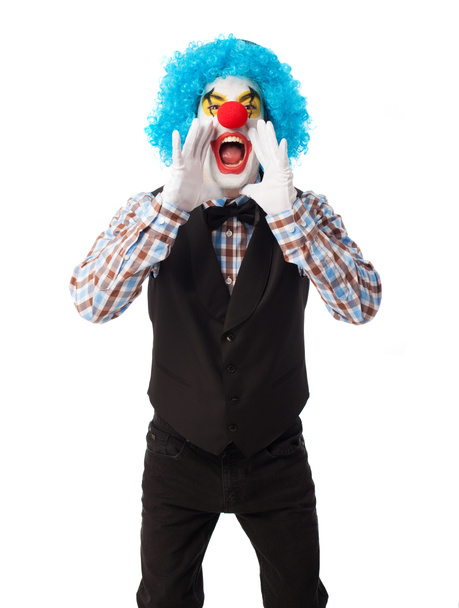 portret zabawny clown - Zdjęcie, obraz