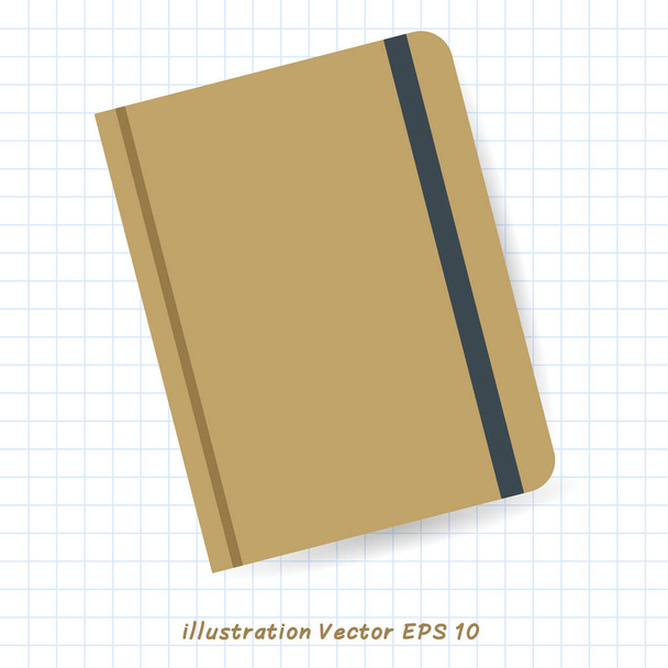 notebook icon vector illustration - Vector, Image