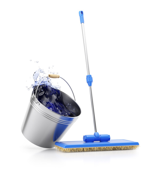Mop and bucket - Photo, Image