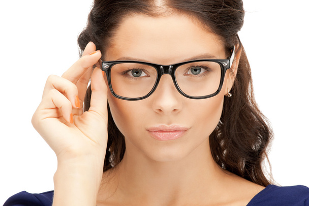 Lovely woman in spectacles - Zdjęcie, obraz