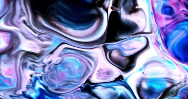 Ultra HD abstrakte fraktale Flüssigkeitsbewegung 3D Hintergrund - Filmmaterial, Video