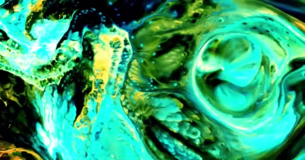 Ultra HD abstrakte fraktale Flüssigkeitsbewegung 3D Hintergrund - Filmmaterial, Video