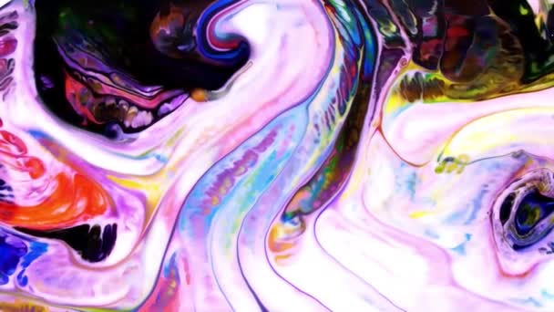 абстрактный фрактальный фон жидкого движения - Кадры, видео