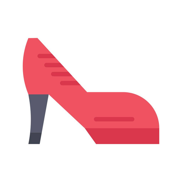 High Heels Icon image. Suitable for mobile application. - Vetor, Imagem