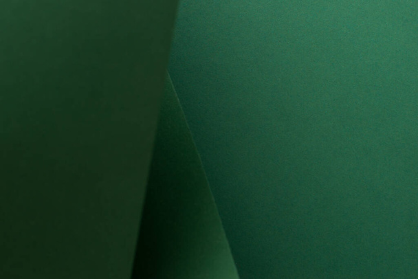 Abstract 3d green colored paper background - 写真・画像