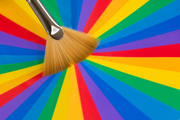 Paint and brush - Photo, Image