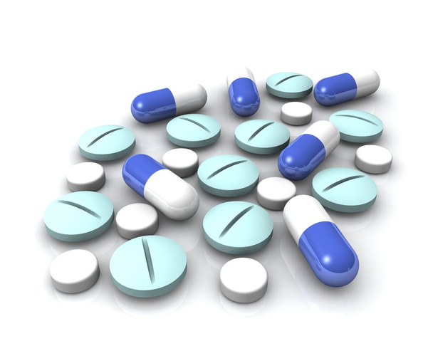 Medicine, clorful  pills - Фото, зображення