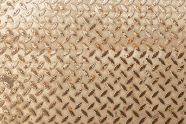 Almofada de pé de folha de metal com fundo de textura de ferrugem - Foto, Imagem