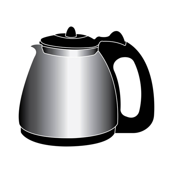 Teapot Icon Vector Simple design template - Vecteur, image