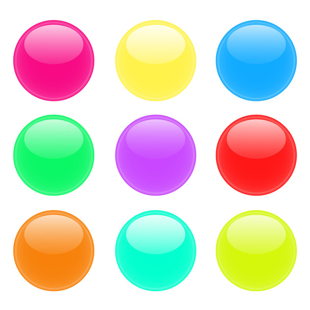 Set of colored buttons - Foto, Imagen